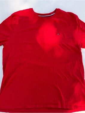Tommy Hilfiger Red Short Sleeve Crew Neck Tee